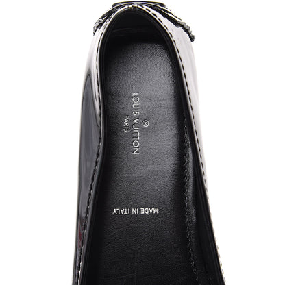 Louis Vuitton Patent Calfskin Oxford Ballerina Flats 39 Black 7 of 8