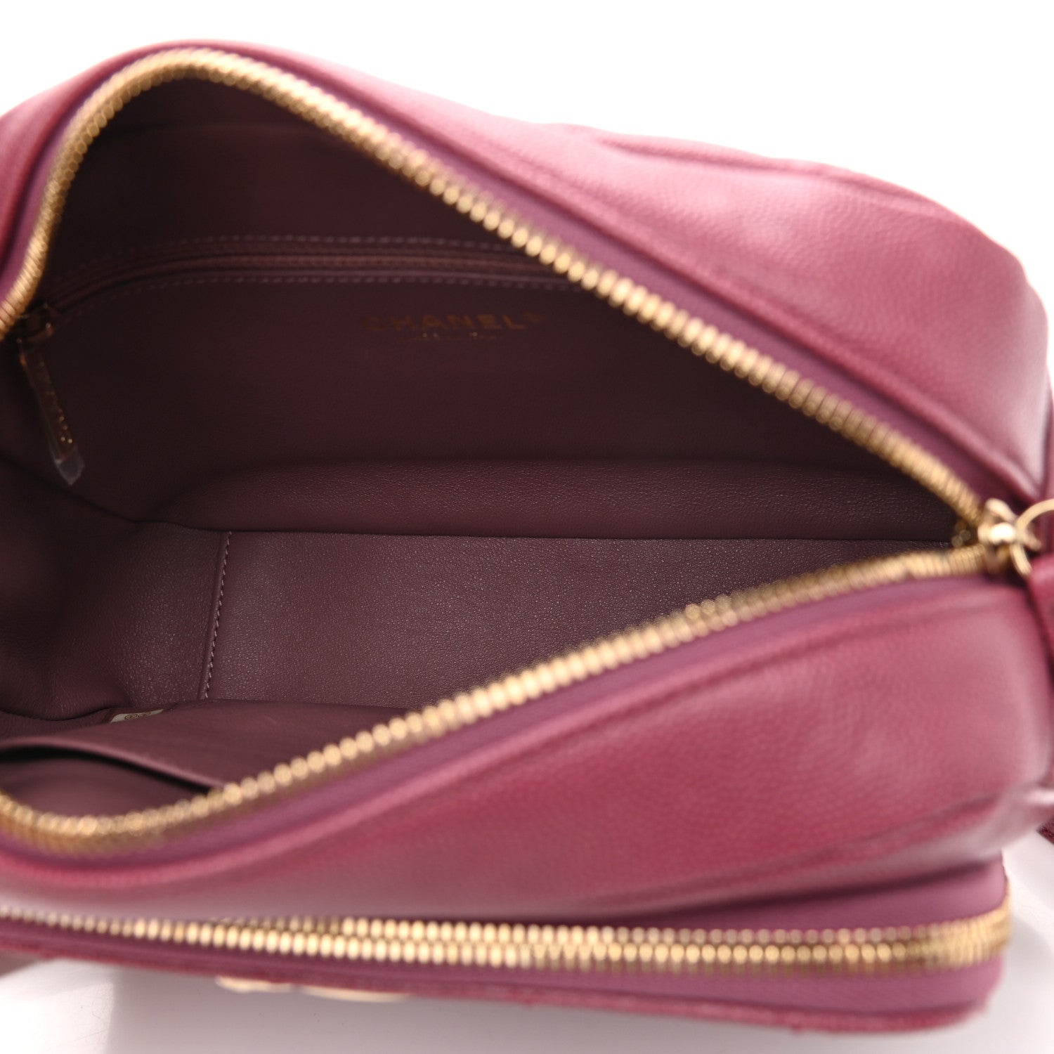 Chanel Caviar Quilted Medium Business Affinity Camera Case Dark Pink 5 of 13