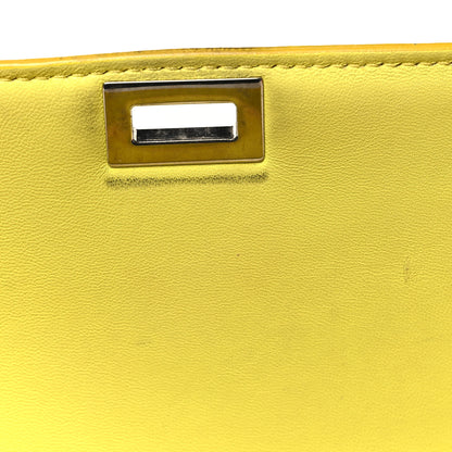 Celine Liege Calfskin Medium Classic Box Flap Bag Fluo Yellow 14 of 14
