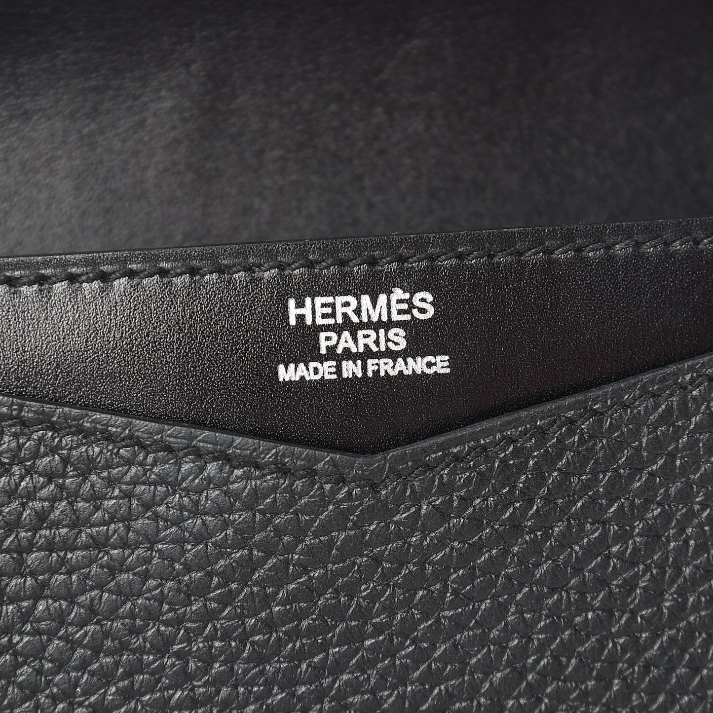 Box Taurillon Clemence Faco Clutch Black