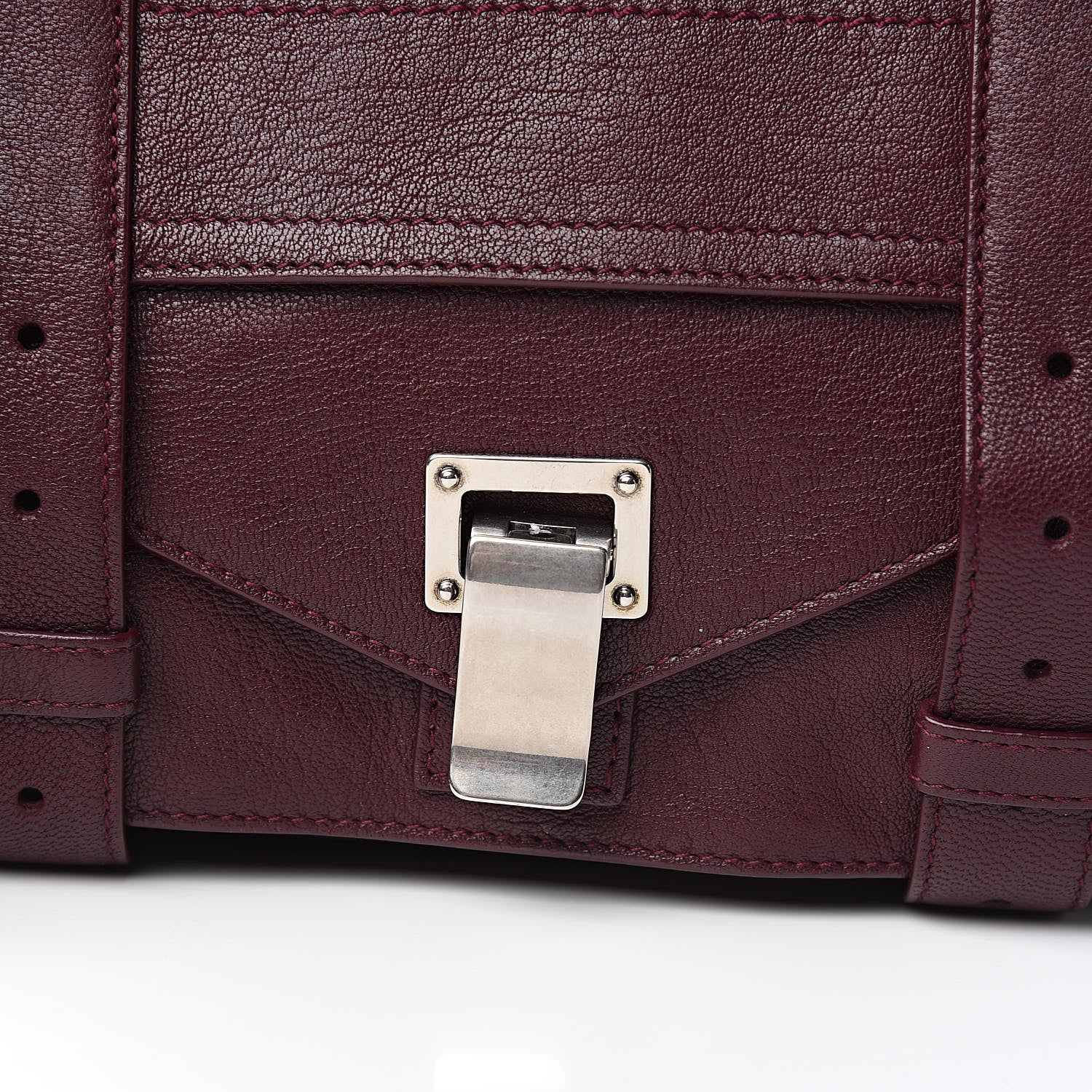 Proenza Schouler Lambskin Tiny PS1 Satchel Oxblood 10 of 10
