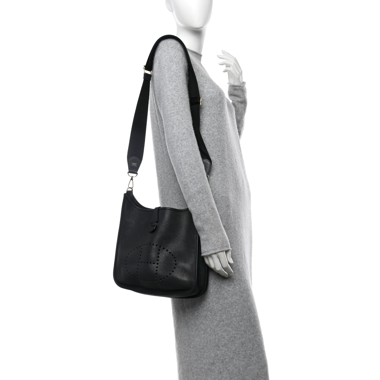 Hermes Taurillon Clemence Evelyne III PM Black 2 of 10