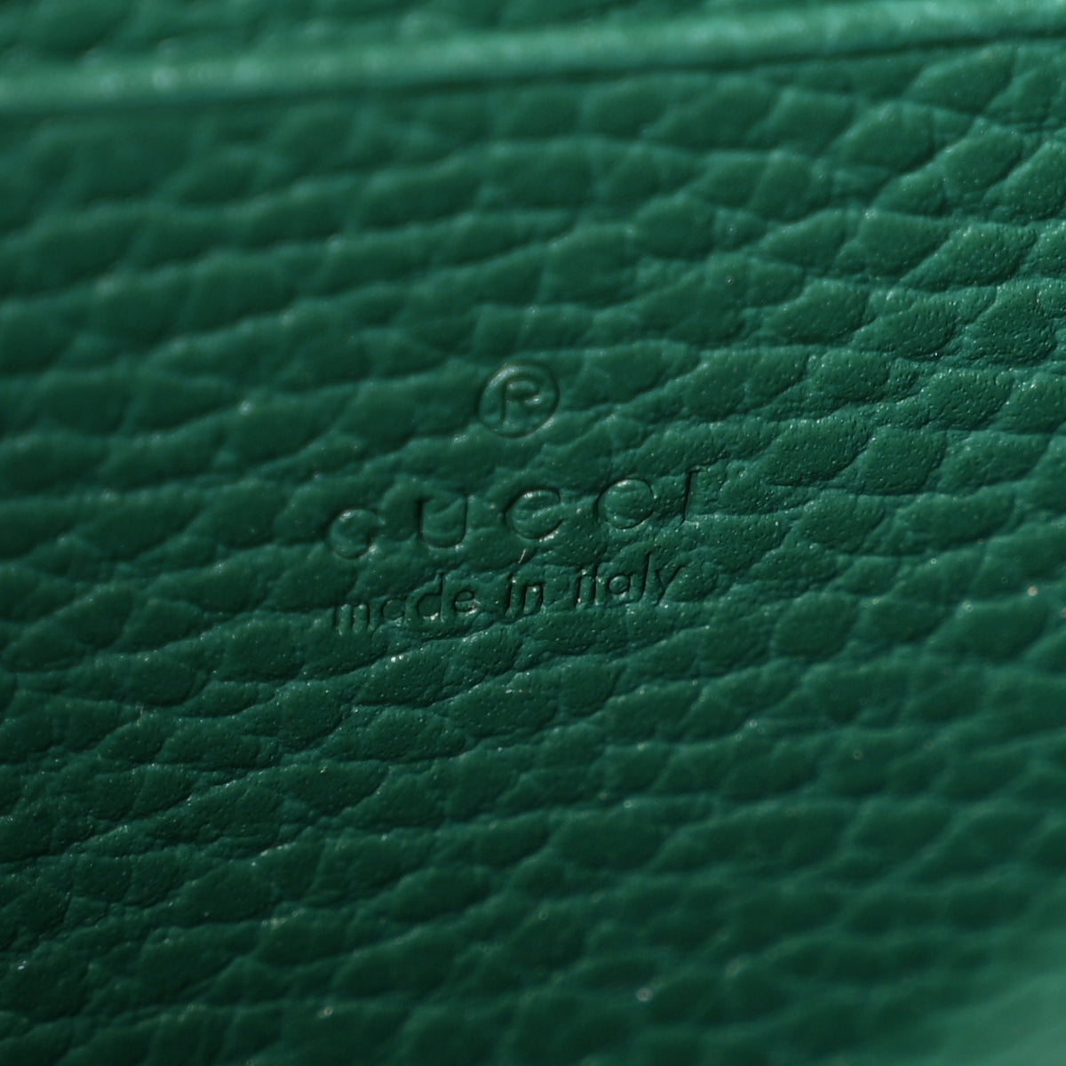 Gucci Calfskin Mini Dionysus Chain Wallet Emerald 6 of 11