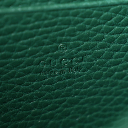 Gucci Calfskin Mini Dionysus Chain Wallet Emerald 6 of 11
