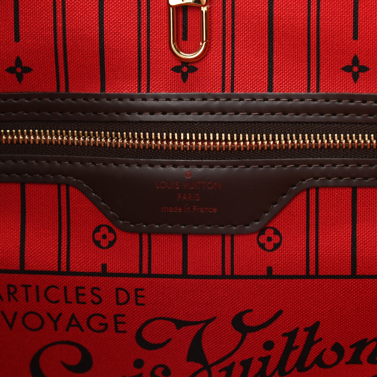 Louis Vuitton Damier Ebene Neverfull GM 6 of 9