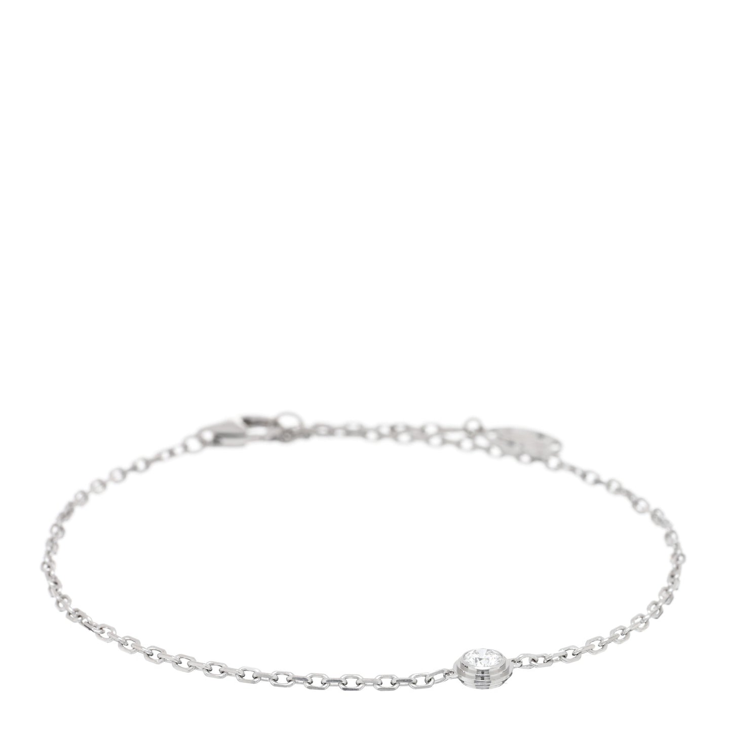 18K White Gold Diamond LM D'Amour Bracelet