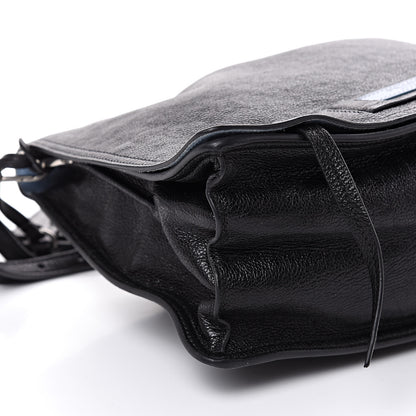 Prada Glace Calf Etiquette Flap Black Astrale 11 of 11