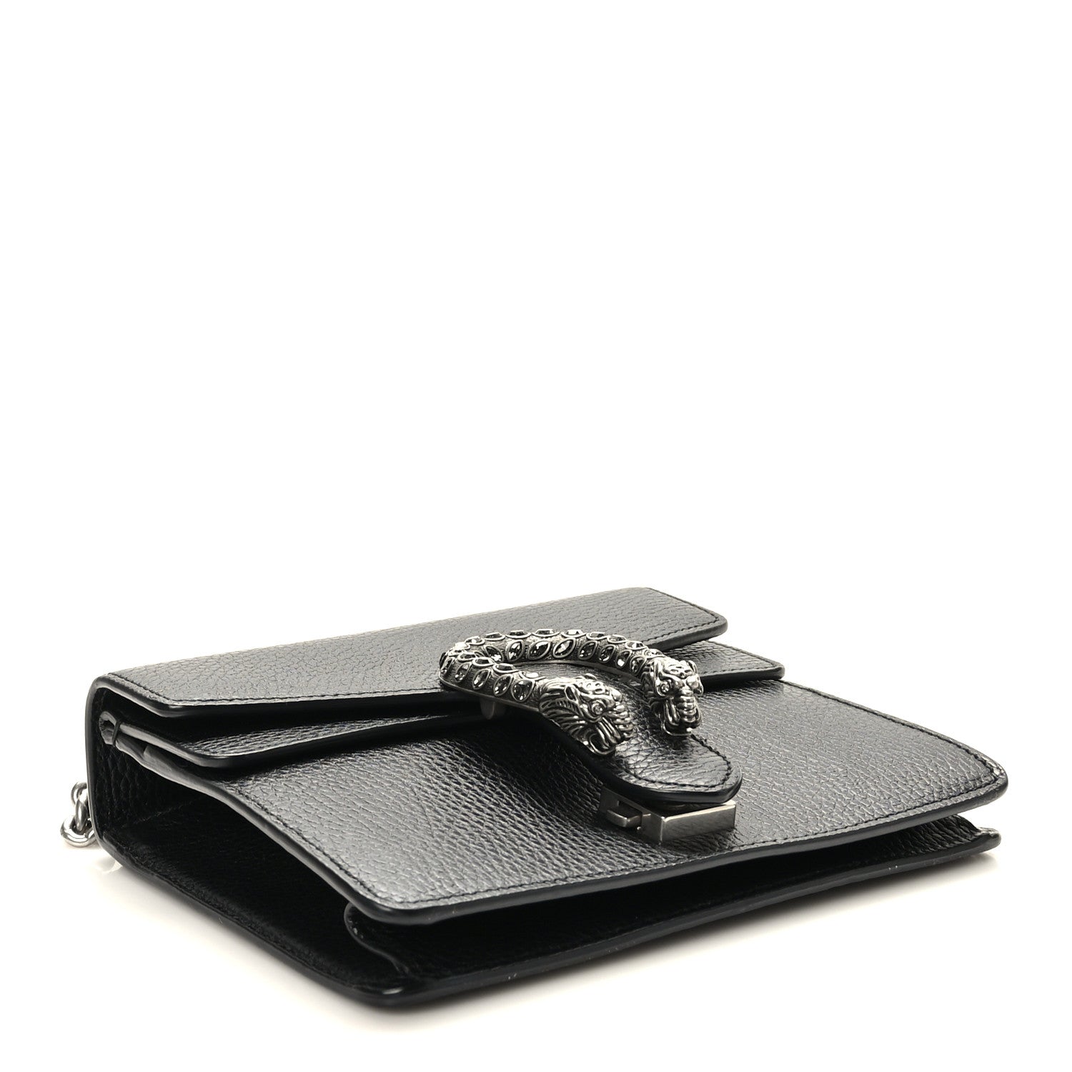 Gucci Calfskin Mini Dionysus Shoulder Bag Black 4 of 10