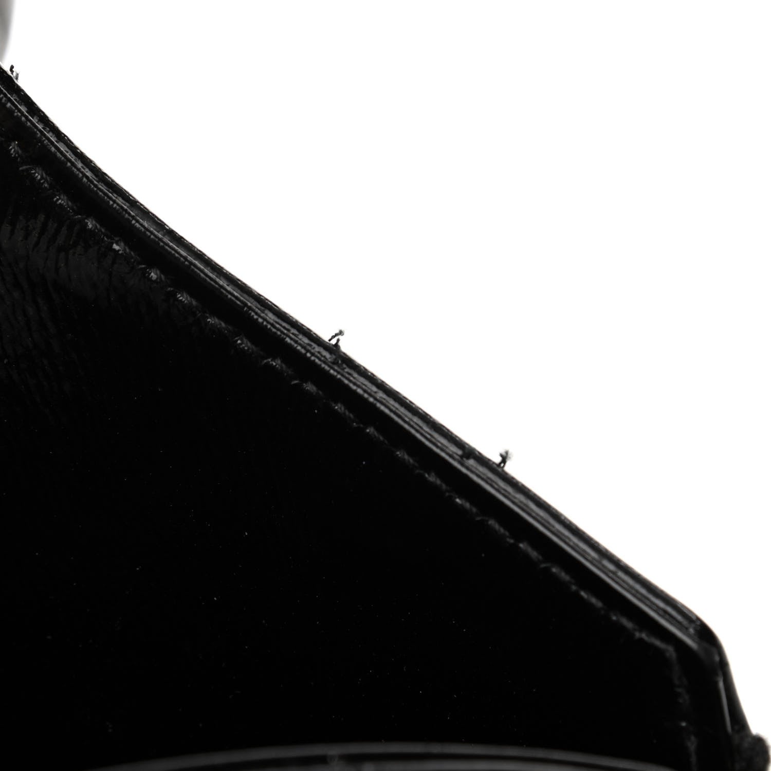 Saint Laurent Patent Crocodile Embossed Tribute Tote Black 12 of 15