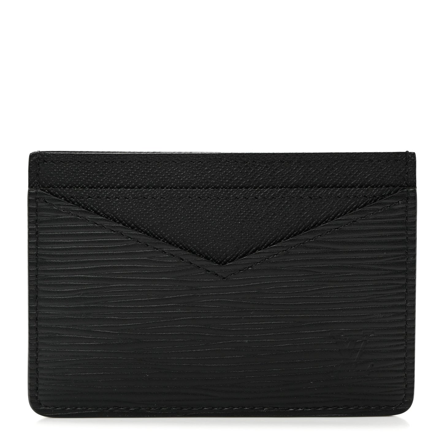 LOUIS VUITTON Epi Neo Porte-Cartes Card Holder Black