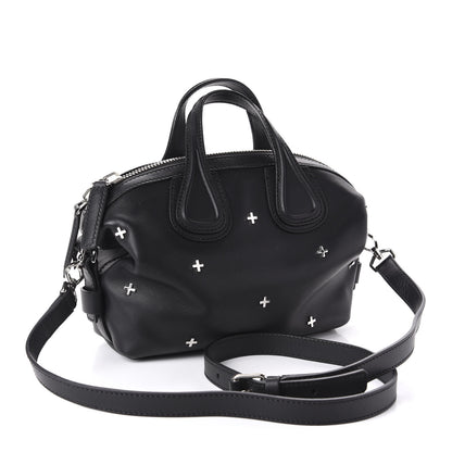 Givenchy Waxed Calfskin Micro Metal Cross Nightingale Black 4 of 11