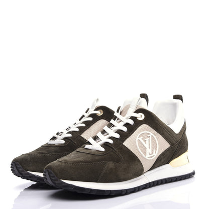Louis Vuitton Calfskin Suede Run Away Sneakers 41 3 of 9