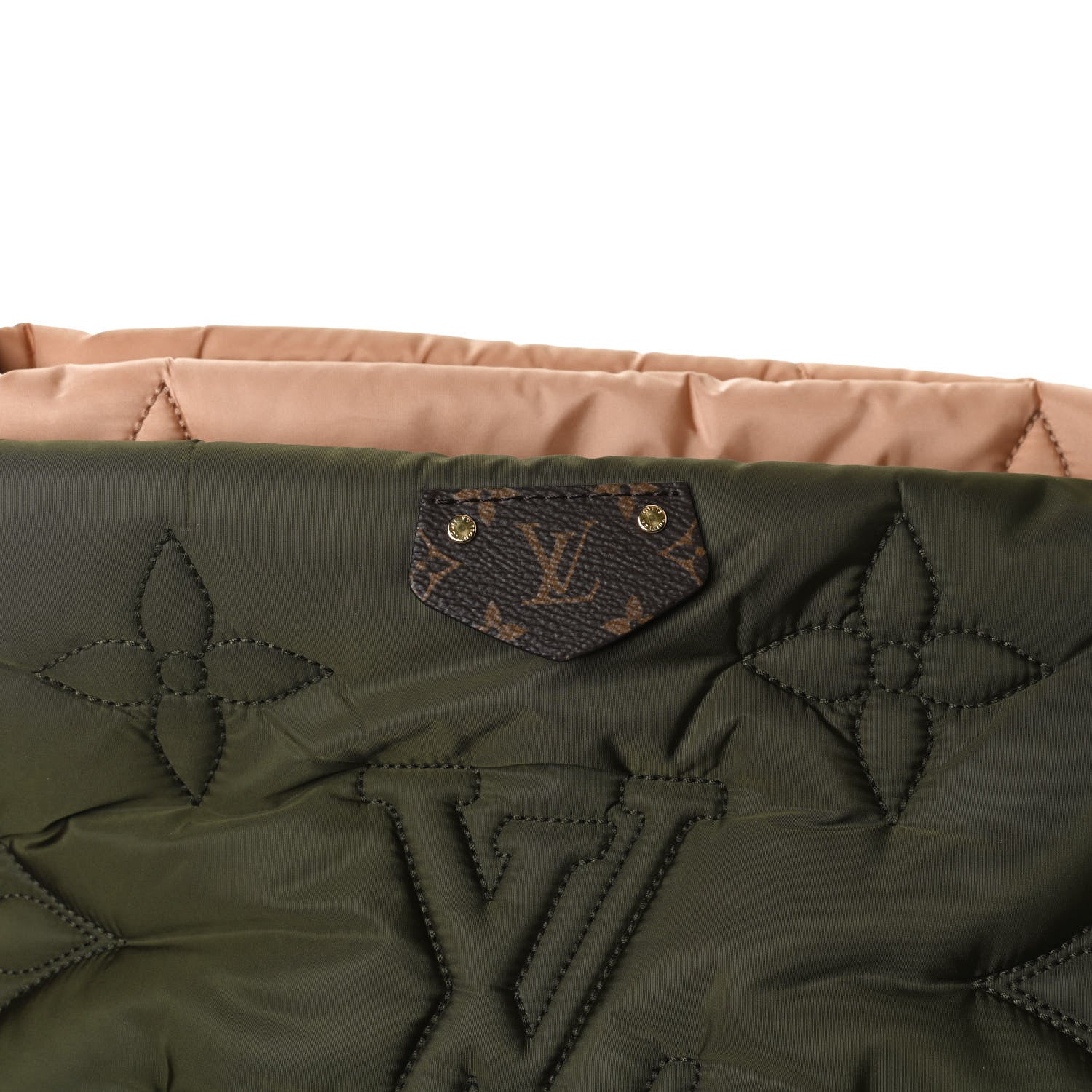 Louis Vuitton Econyl Monogram Pillow Maxi Multi Pochette Accessories Kaki Beige 6 of 11