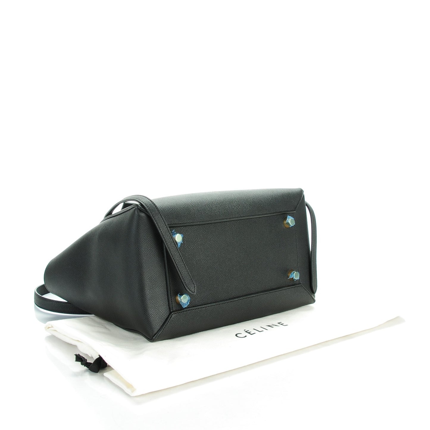 Grained Calfskin Mini Belt Bag Black