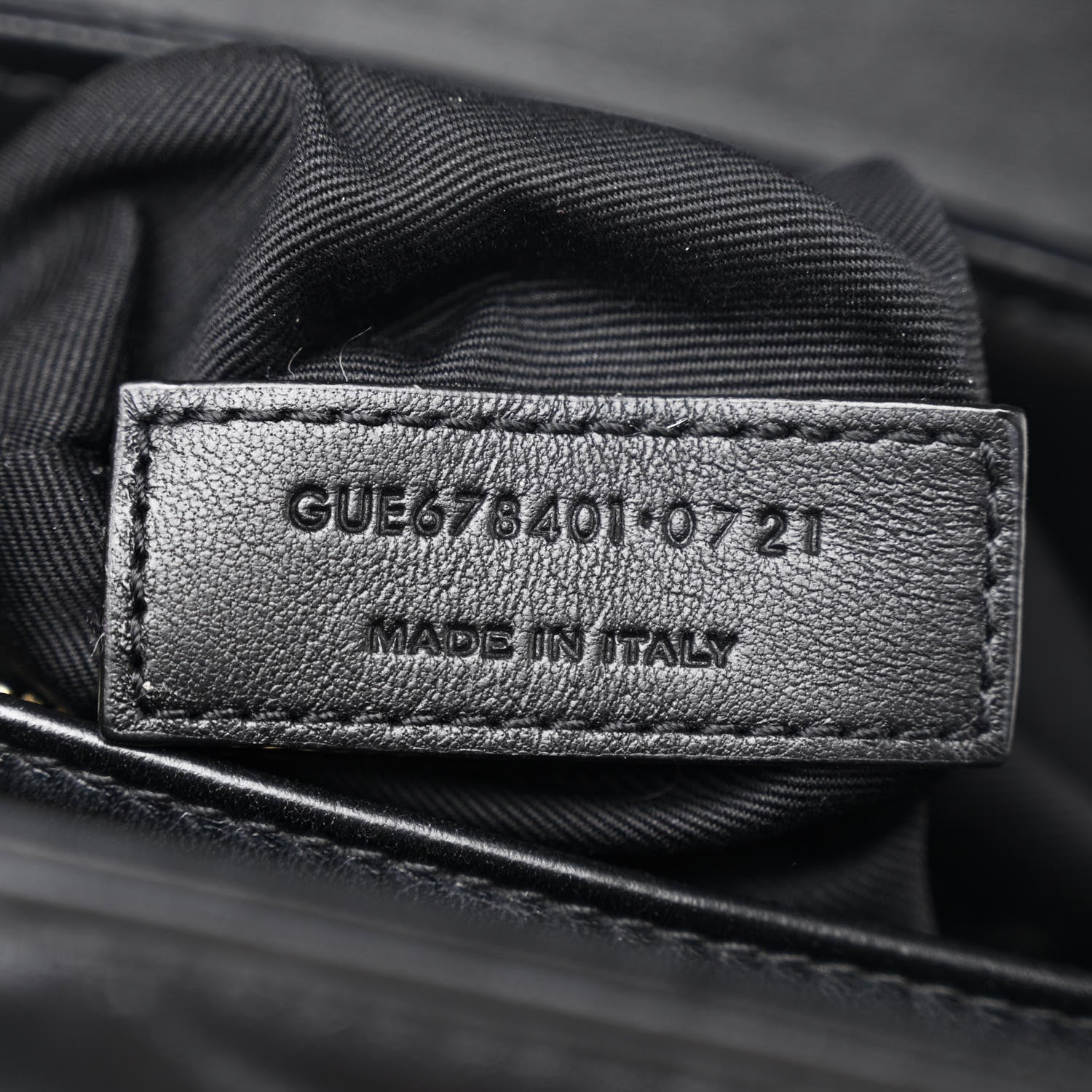 Saint Laurent Calfskin Y Quilted Monogram Toy Loulou Crossbody Bag Black 8 of 11