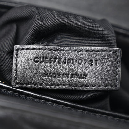 Saint Laurent Calfskin Y Quilted Monogram Toy Loulou Crossbody Bag Black 8 of 11