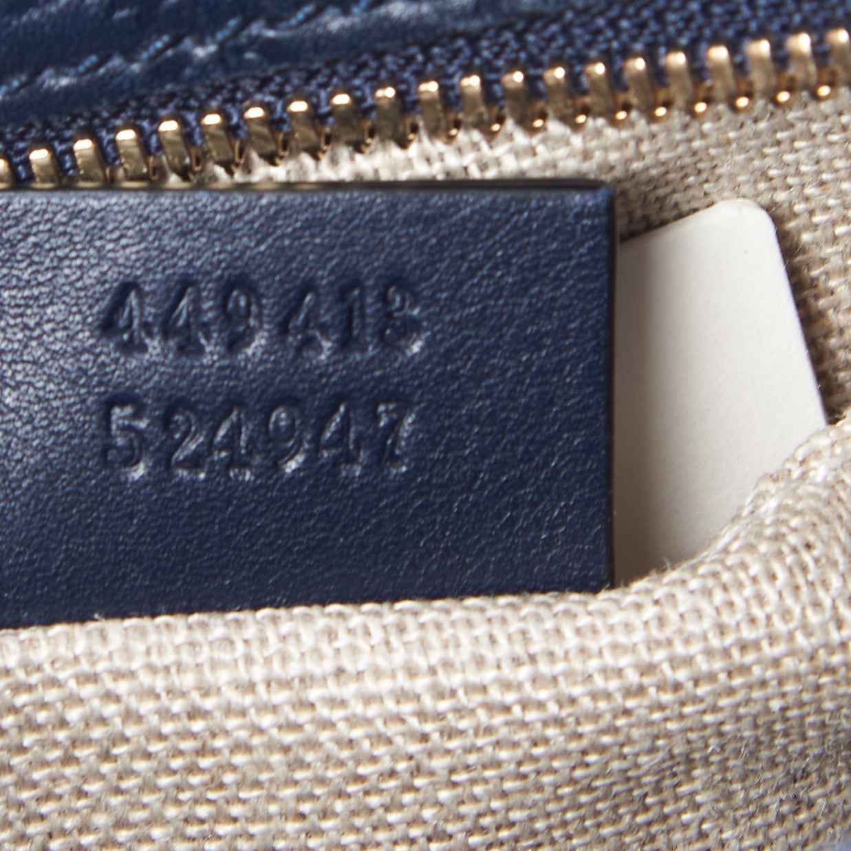 Gucci Soft Microguccissima Mini Bree Messenger Bag Blue 10 of 10