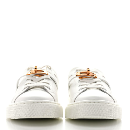 Hermes Calfskin Day Sneakers 40 White 3 of 11