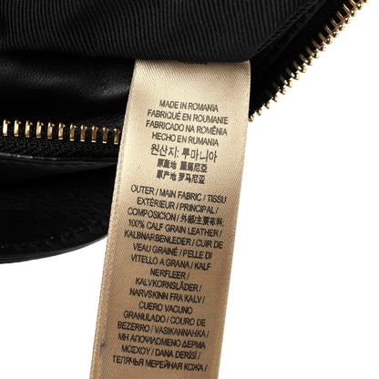Burberry Calfskin Check Embossed Small Chichester Crossbody Clutch Bag Black 7 of 11