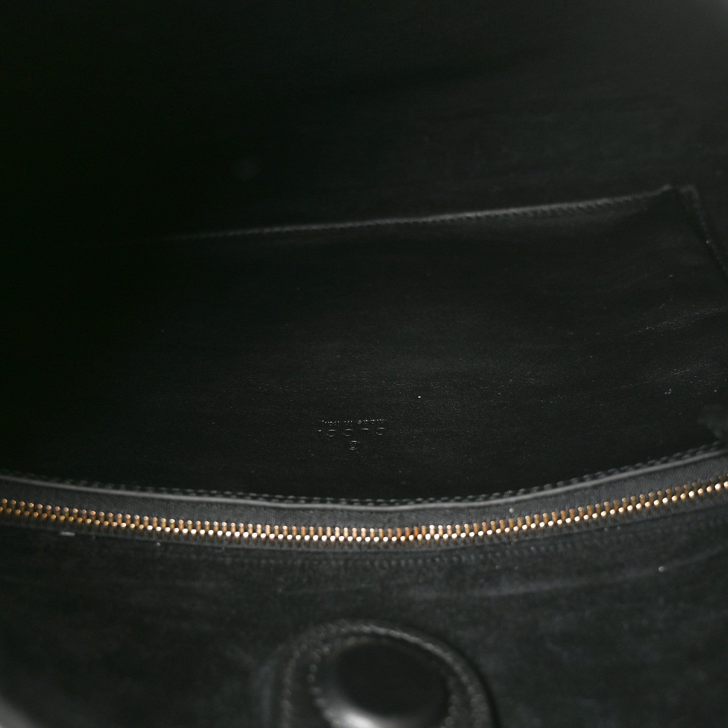 Gucci GG Calfskin Embossed B Medium Shoulder Bag Arabella Black 5 of 10