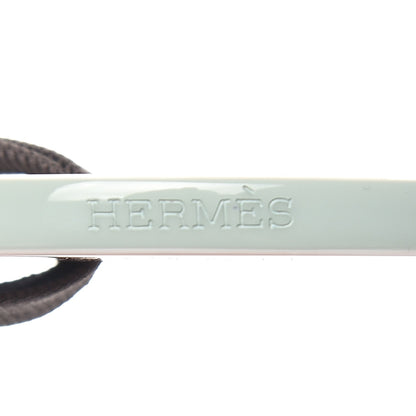 Hermes Lacquered Wood Fidelio Pigment Necklace Rose Cameo Blanc Argile 5 of 5