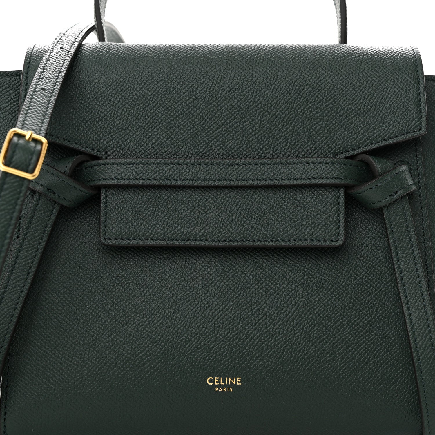 Celine Grained Calfskin Nano Belt Bag Amazone 8 of 13