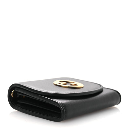 Gucci Roxy Calfskin Medium Blondie Chain Wallet Black 4 of 10