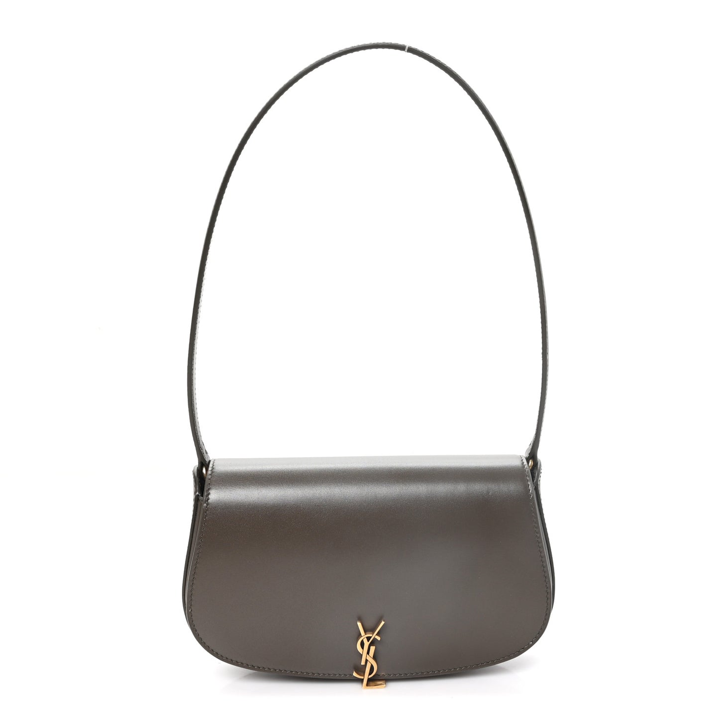 Box Calfskin Mini Voltaire Shoulder Bag Deep Musk