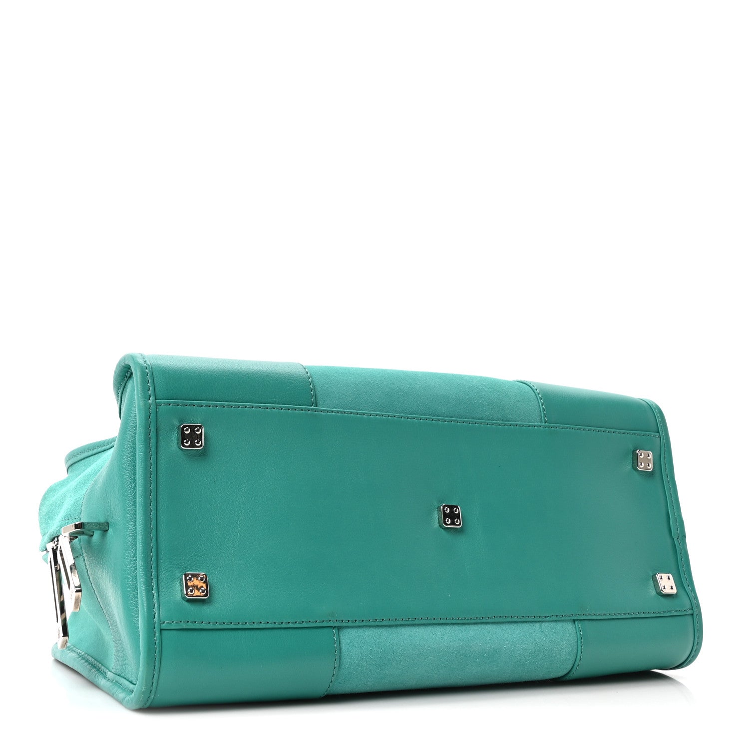 Loewe Suede Calfskin Amazona 28 Turquoise 4 of 9