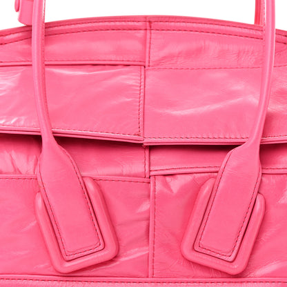 Bottega Veneta Paper Calfskin Maxi Intrecciato Mini Arco Pink 7 of 13