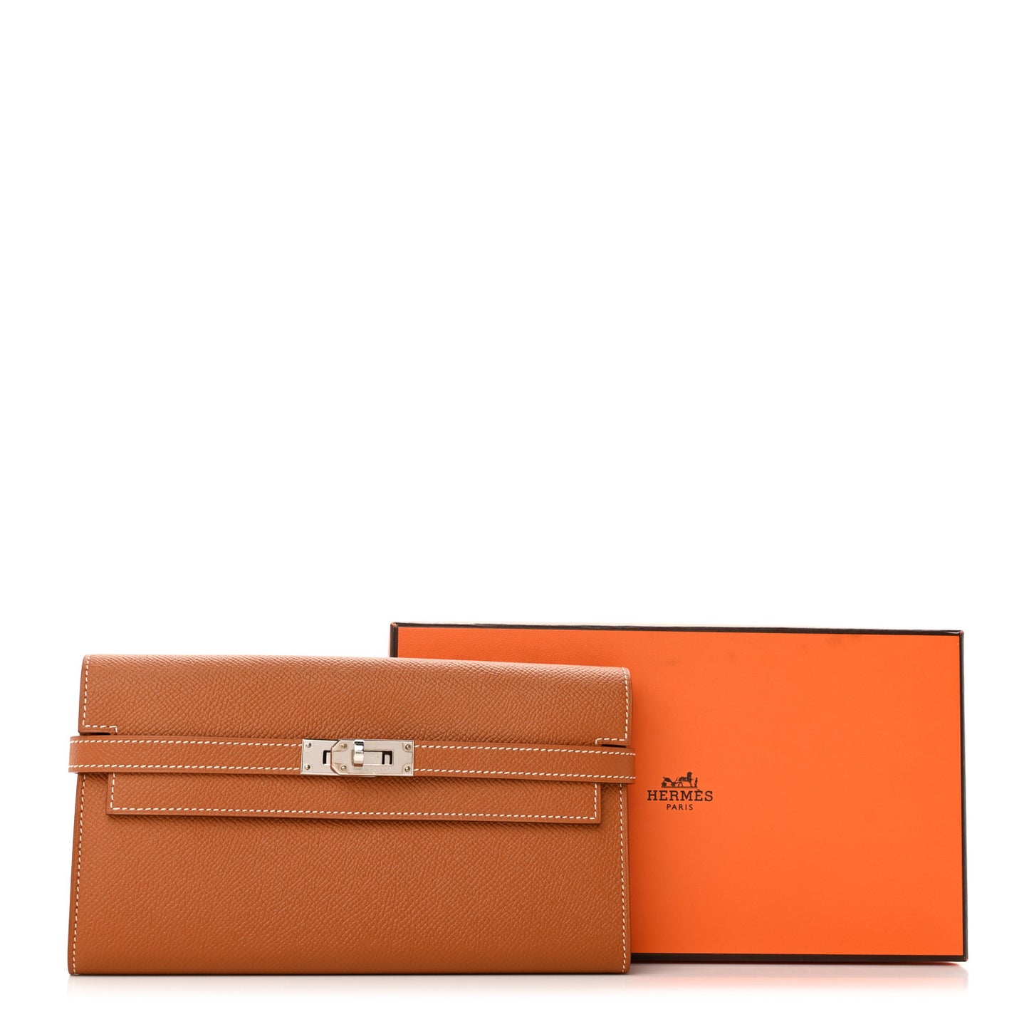 Epsom Kelly Longue Wallet Gold