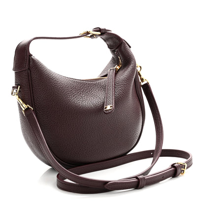 Celine Supple Grained Calfskin Teen Lulu Shoulder Bag Deep Burgundy 3 of 10