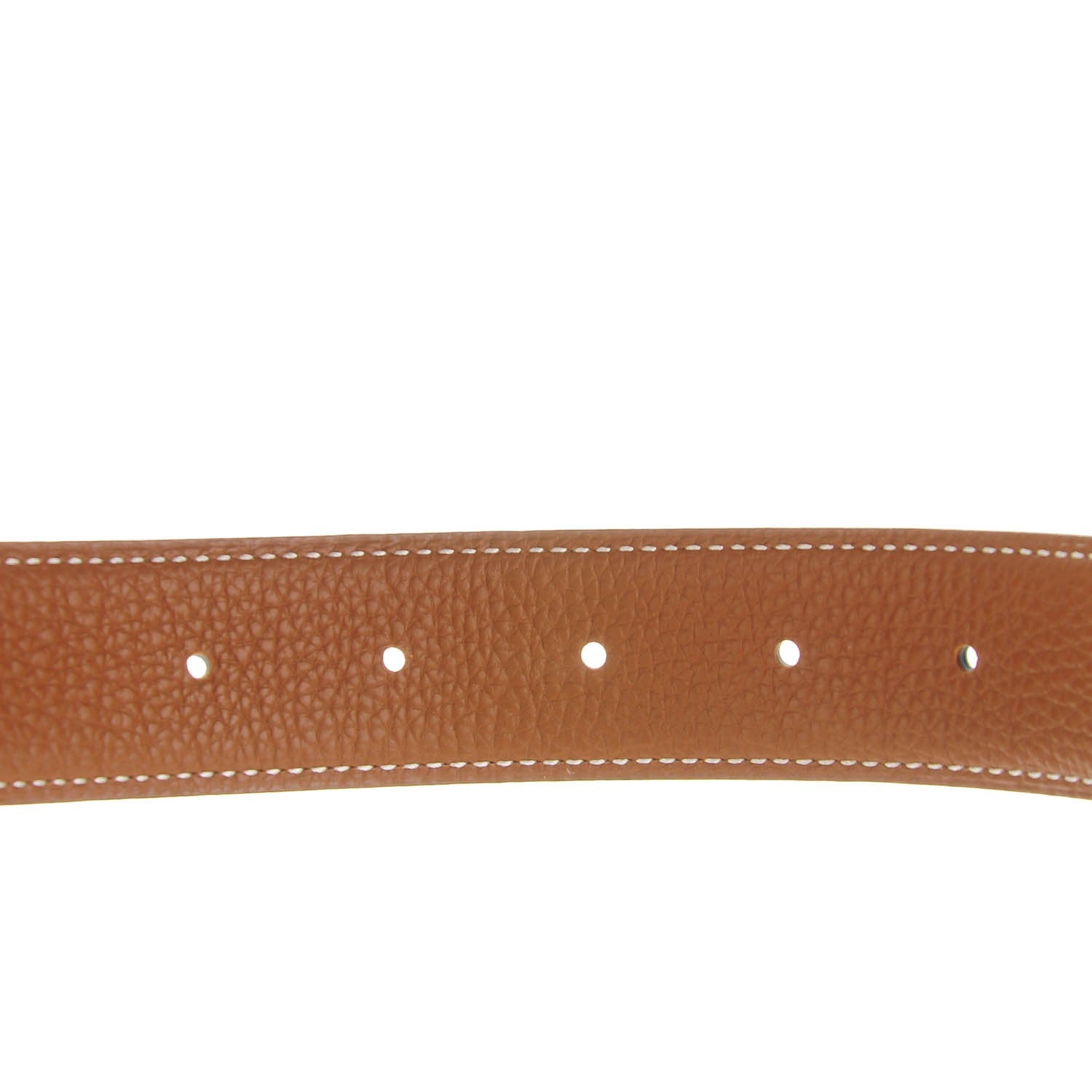 Hermes Box Togo 32mm Belt Strap 95 Black Gold 3 of 6