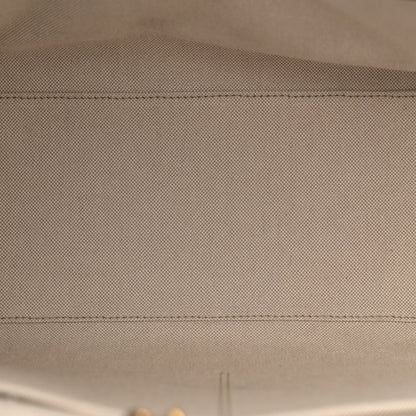 MCM Calfskin Linen Large Munchen Tote Black 6 of 12