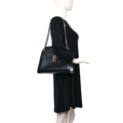 Chloe Shiny Calfskin Medium Annie Shoulder Bag Black 2 of 9