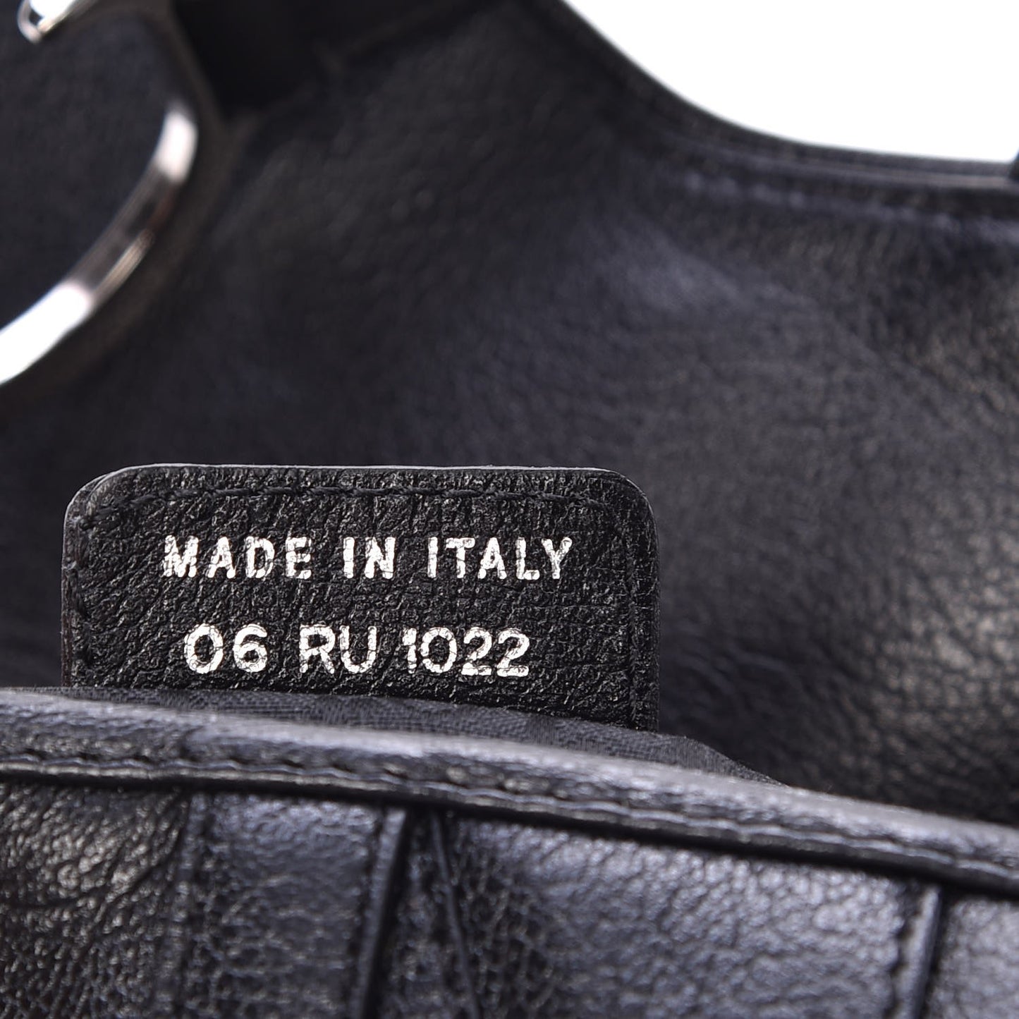 Calfskin Saddle Bag Black
