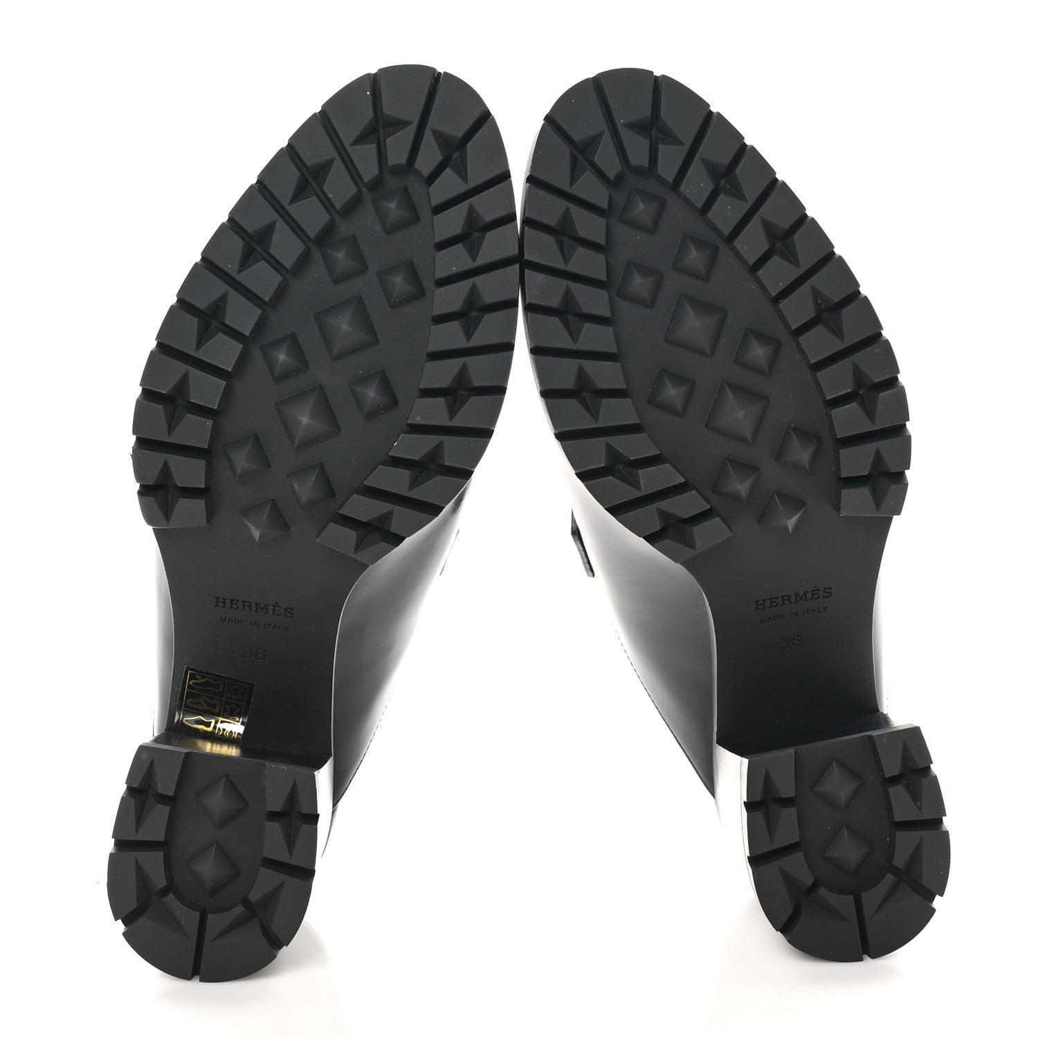 Hermes Calfskin Womens Flore 60 Mules 38 Black 6 of 18