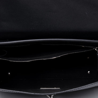 Givenchy Grained Calfskin Chain Small Shark Lock Satchel Black 6 of 18