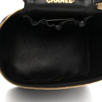 Chanel Caviar Vanity Cosmetic Case Black 5 of 7