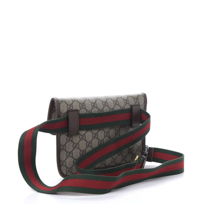 Gucci GG Supreme Monogram Neo Vintage Web Belt Bag Brown 2 of 9