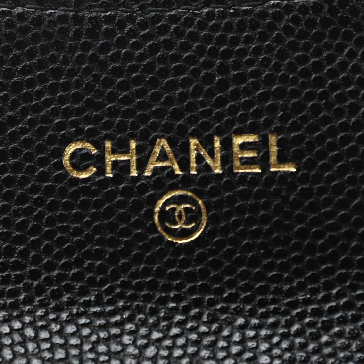 Chanel Caviar Quilted Flap Card Holder Chain Wristlet Black 6 of 8