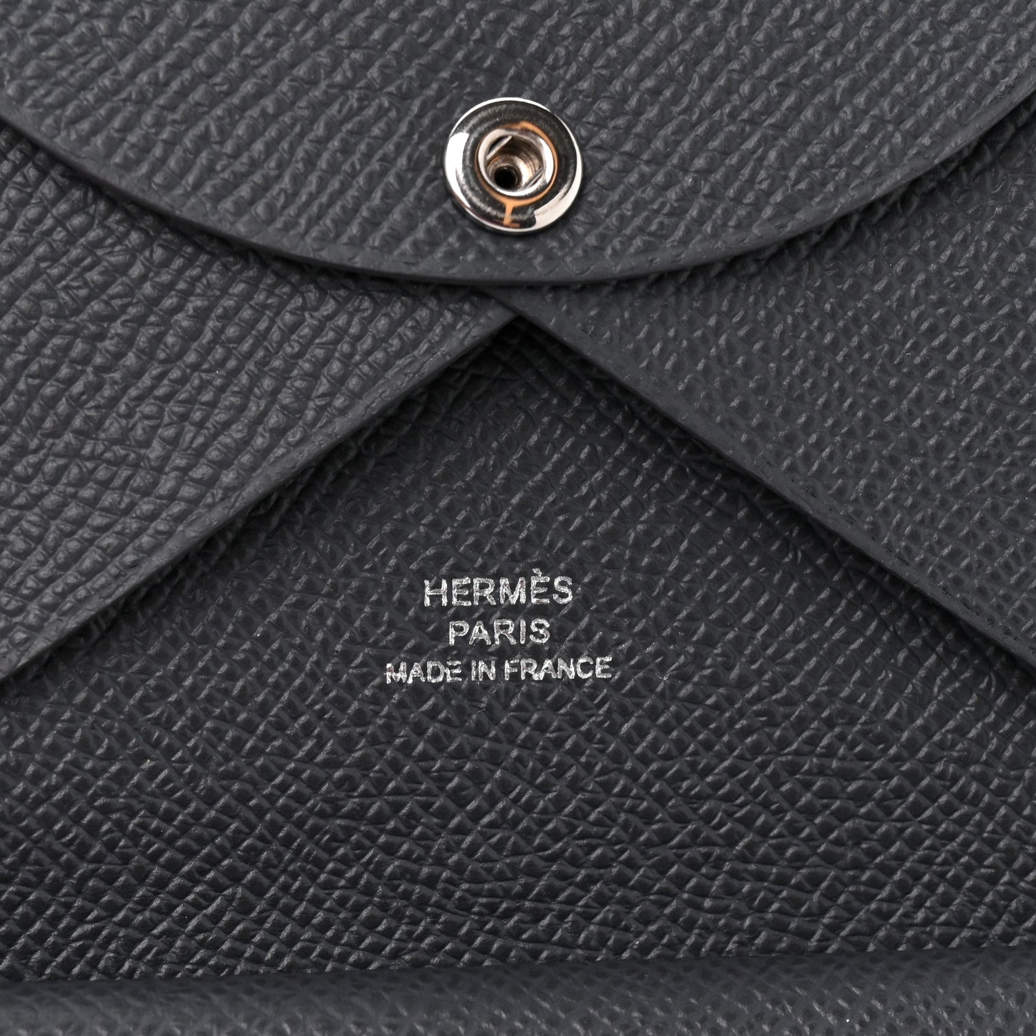 Hermes Epsom Calvi Duo Card Case Ardoise 5 of 9