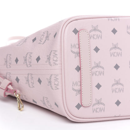 MCM Visetos Medium Liz Reversible Shopper Tote Soft Pink 8 of 13