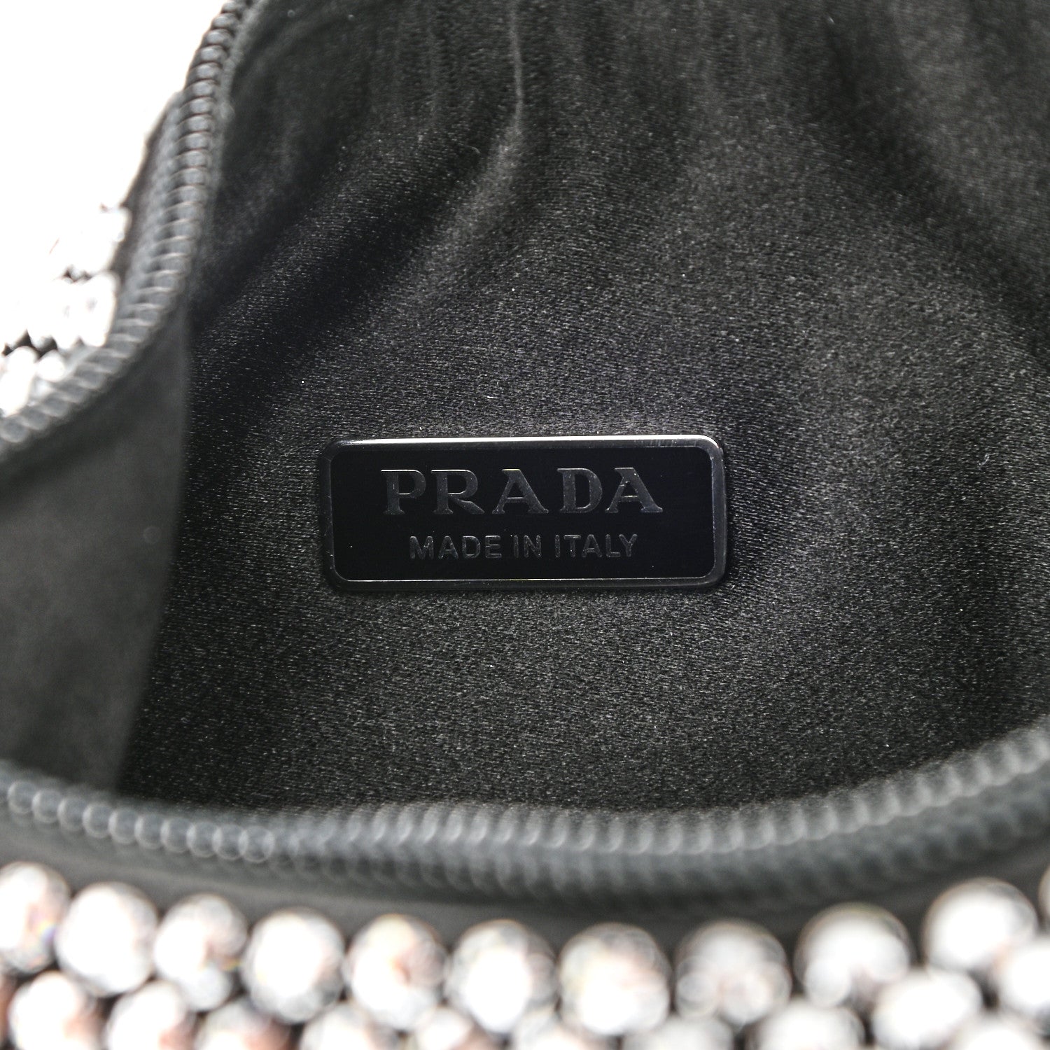 Prada Satin Crystal Mini Re-Edition 2000 Bag Cristal 6 of 11