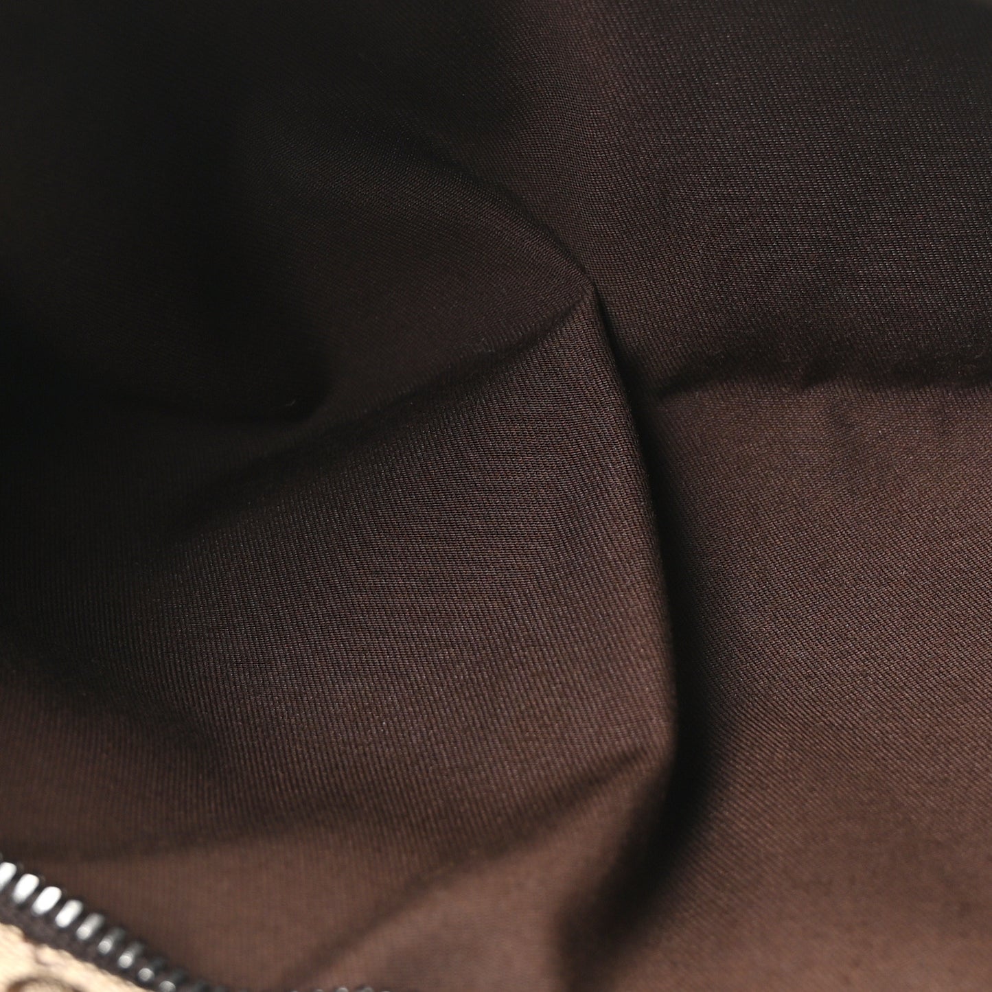 Monogram Web Belt Bag Dark Brown