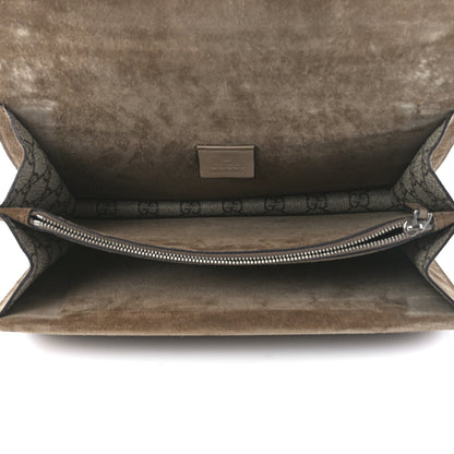 Gucci GG Supreme Monogram Small Dionysus Shoulder Bag Taupe 5 of 11