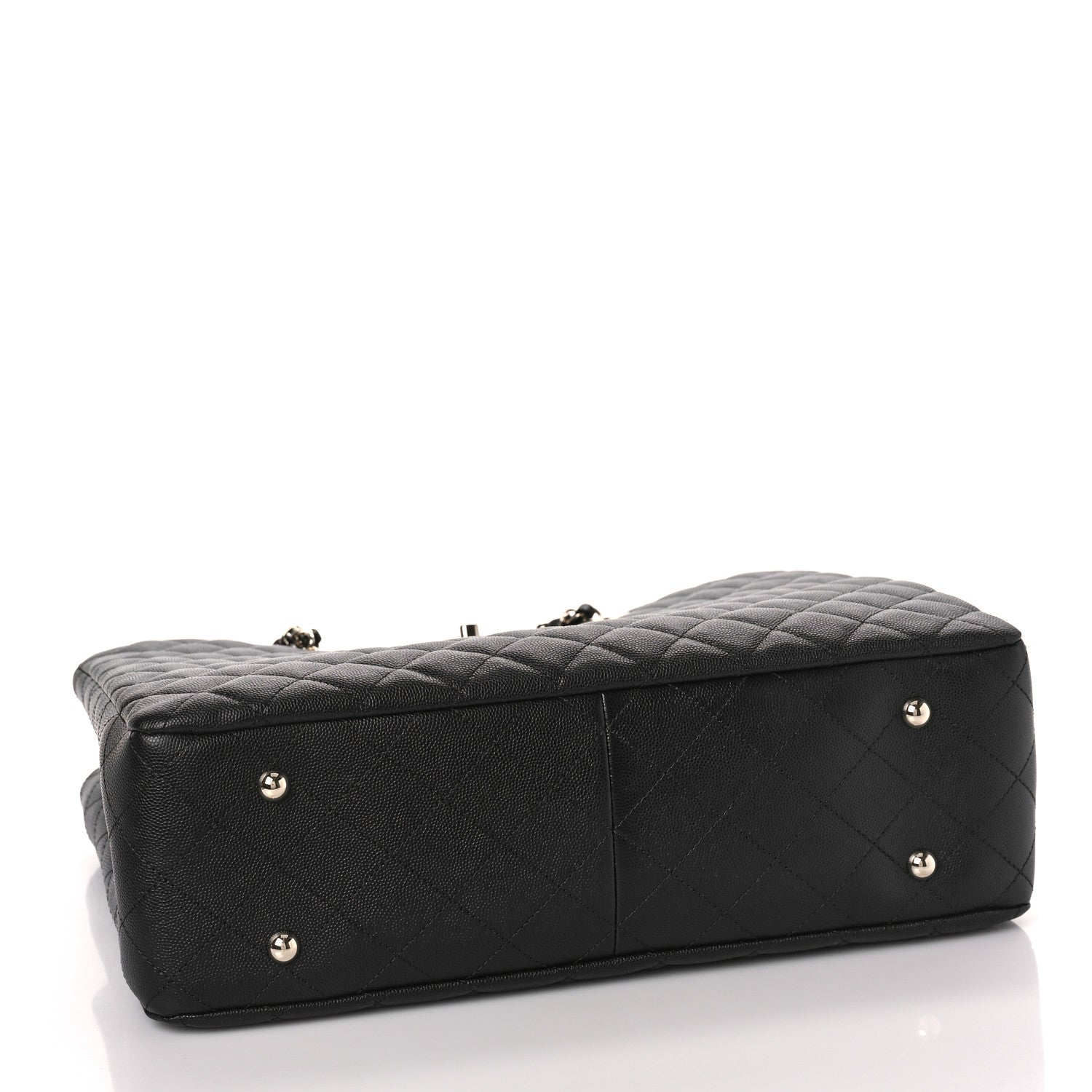 Chanel Caviar Quilted Large Shopping Tote Black 4 of 9