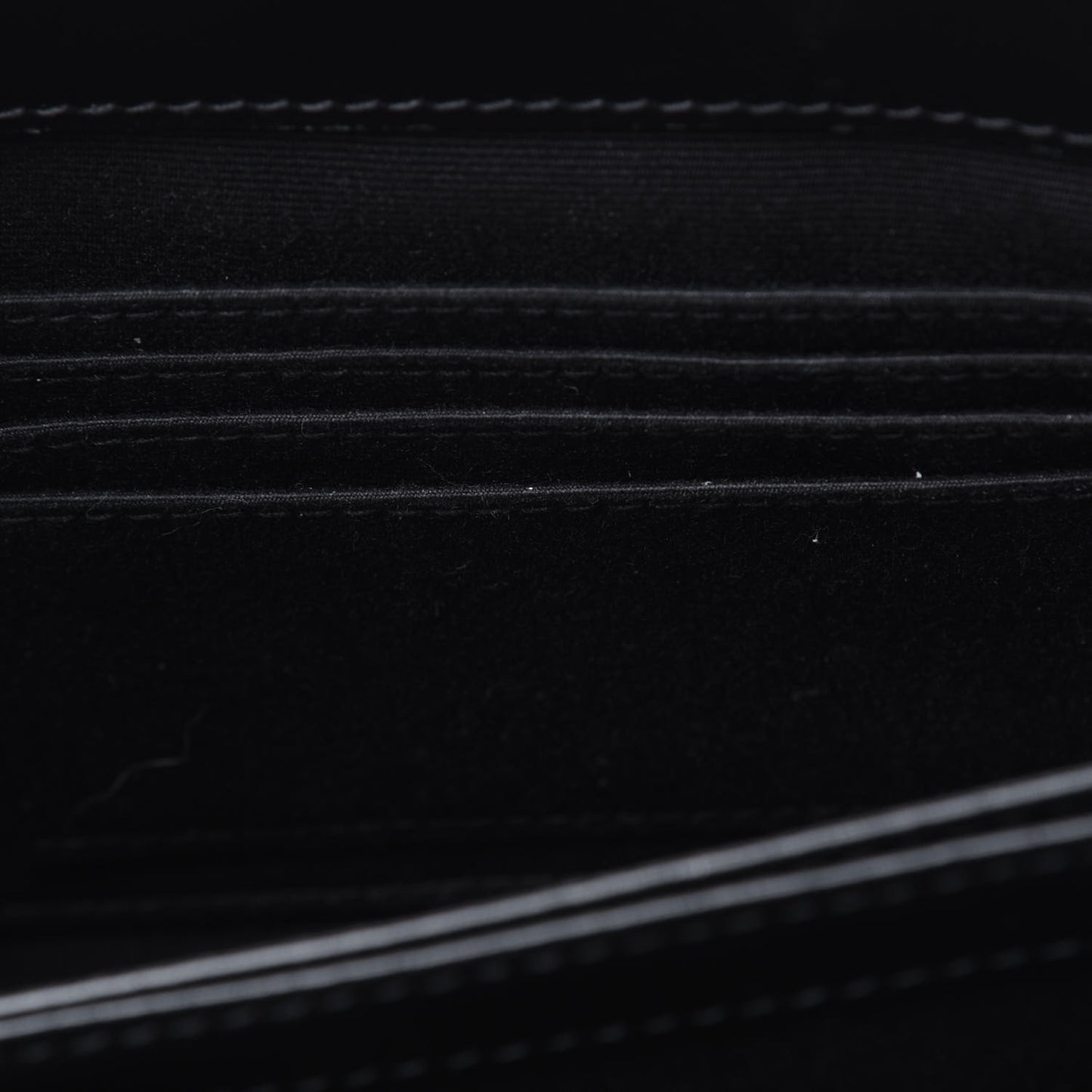 Calfskin Y Quilted Monogram Toy Loulou Crossbody Bag Black