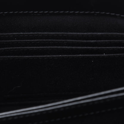 Saint Laurent Calfskin Y Quilted Monogram Toy Loulou Crossbody Bag Black 9 of 13