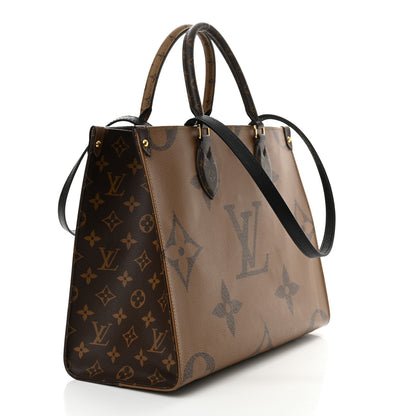 Louis Vuitton Reverse Monogram Giant Onthego MM 3 of 17